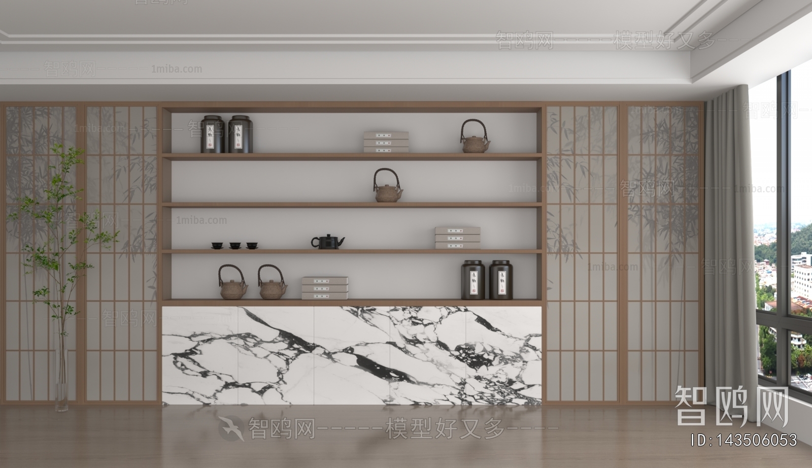 New Chinese Style Shelving