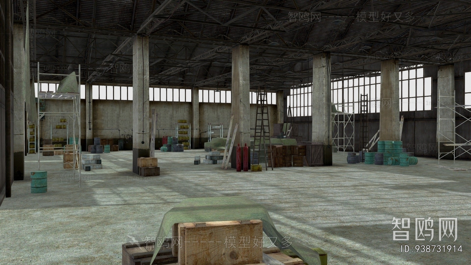 Modern Factory Floor/warehouse