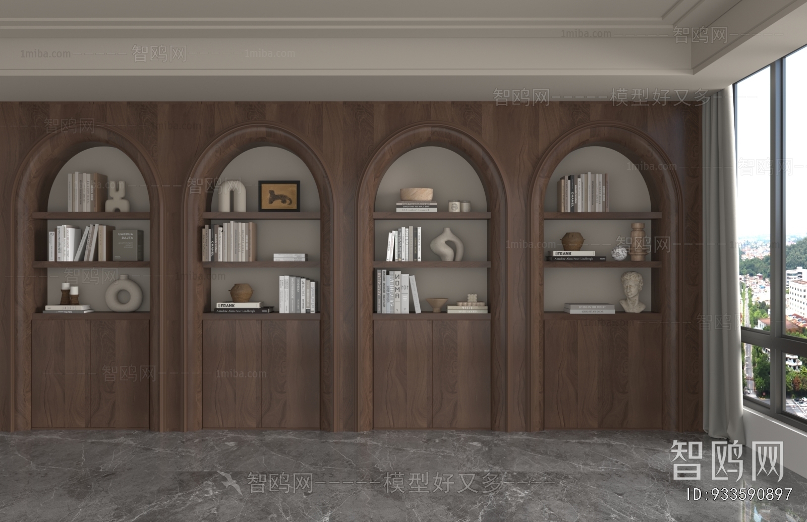 French Style Bookcase