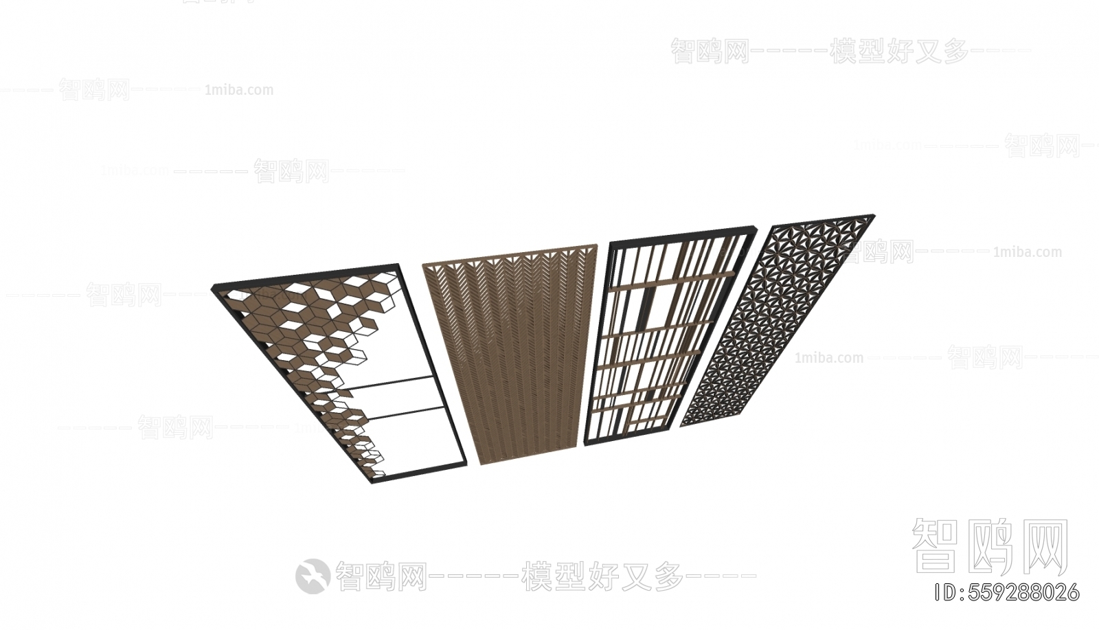 Modern Metal Screen Partition