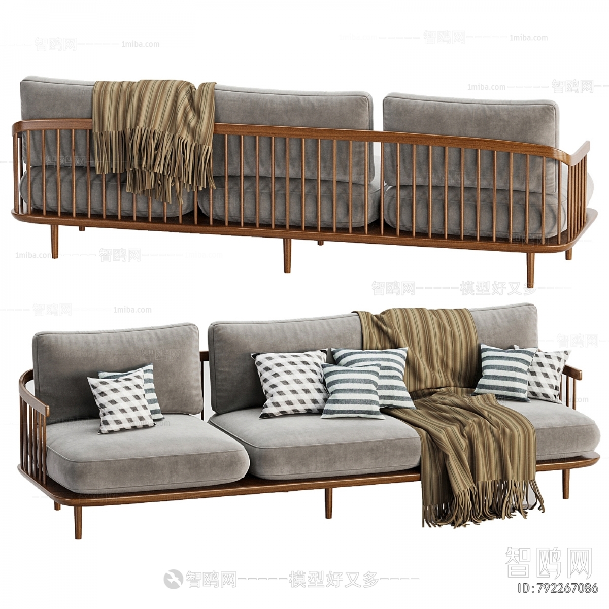 Modern Three-seat Sofa