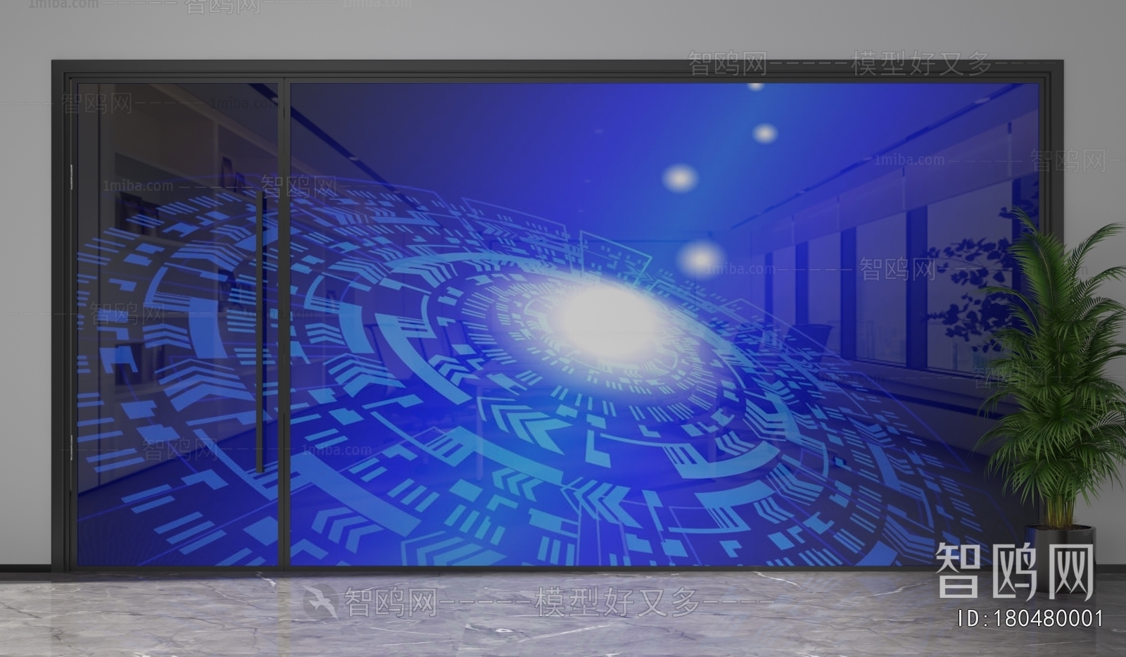 Modern Glass Screen Partition