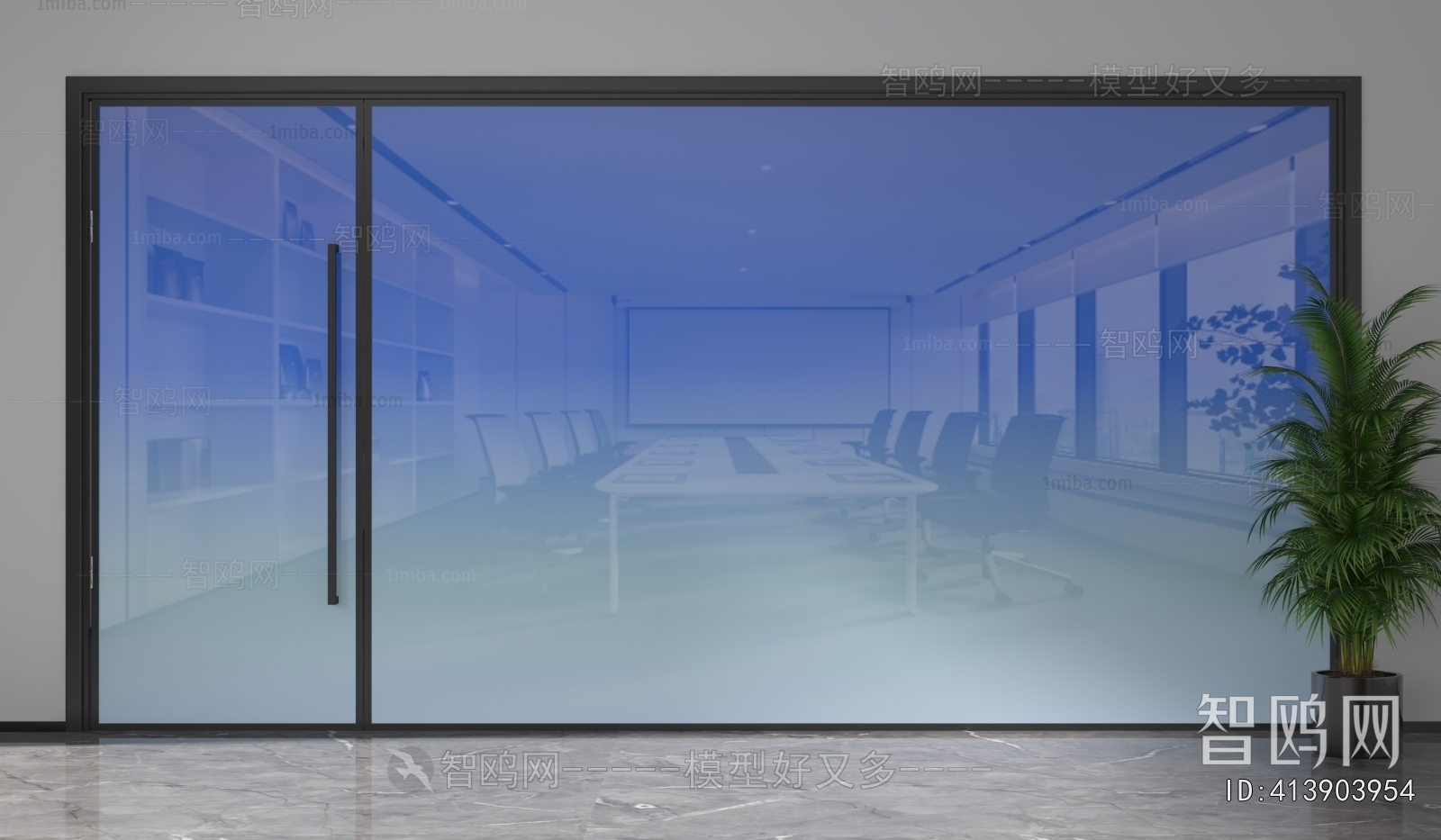 Modern Glass Screen Partition