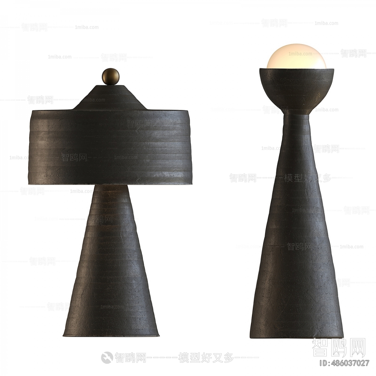 Wabi-sabi Style Table Lamp