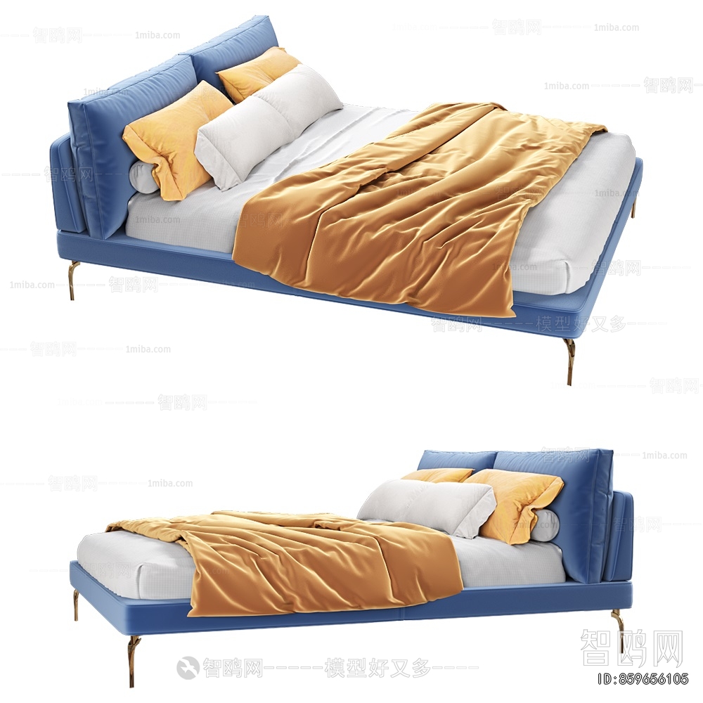 Nordic Style Double Bed