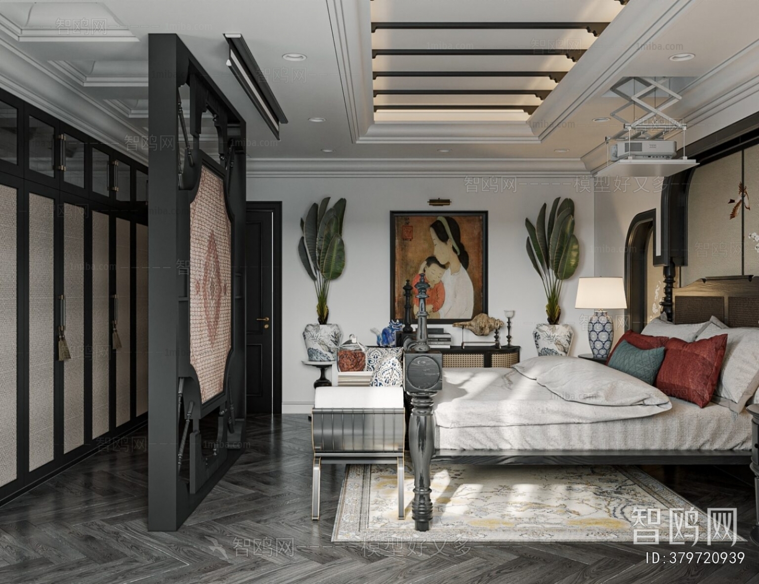 Southeast Asian Style Bedroom