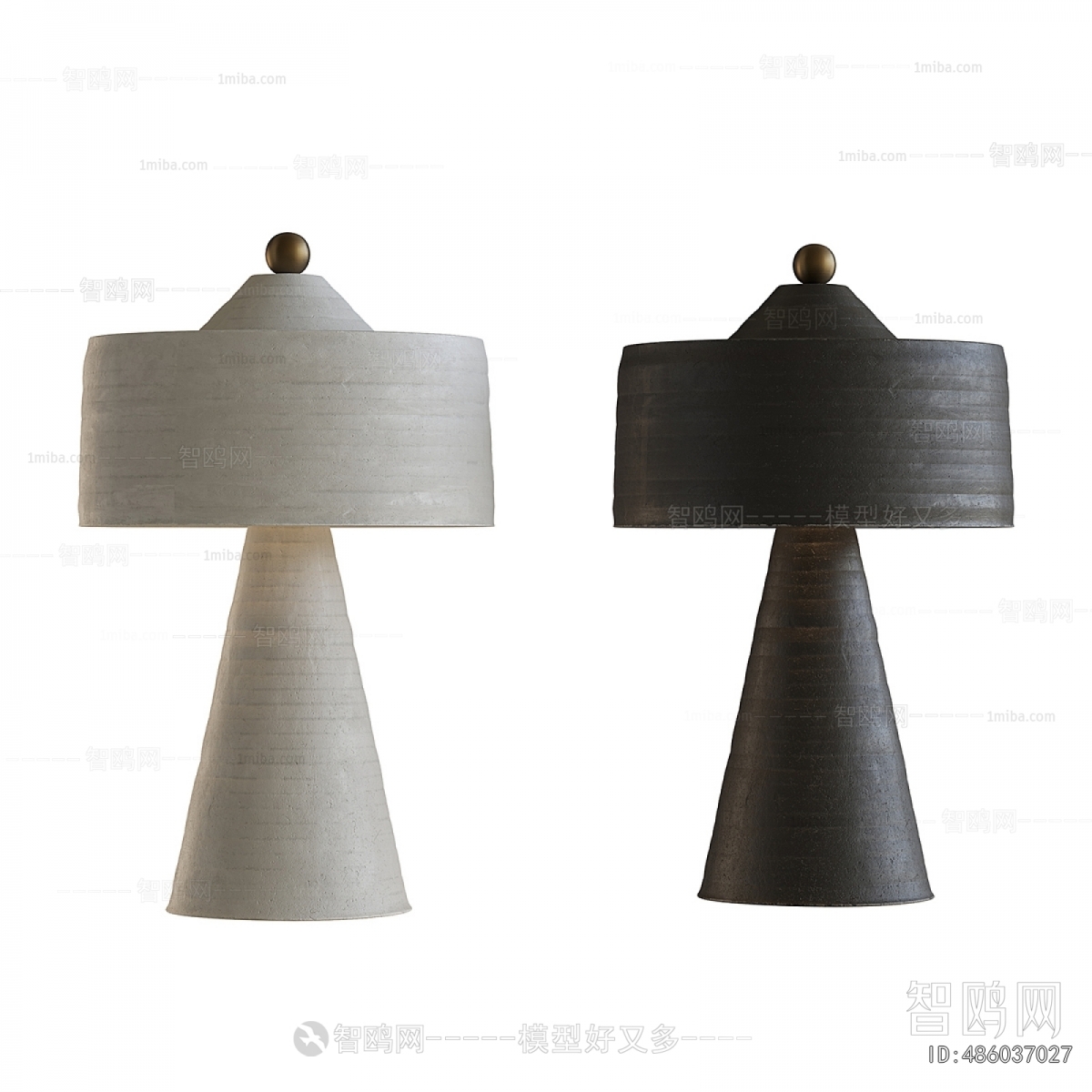 Wabi-sabi Style Table Lamp