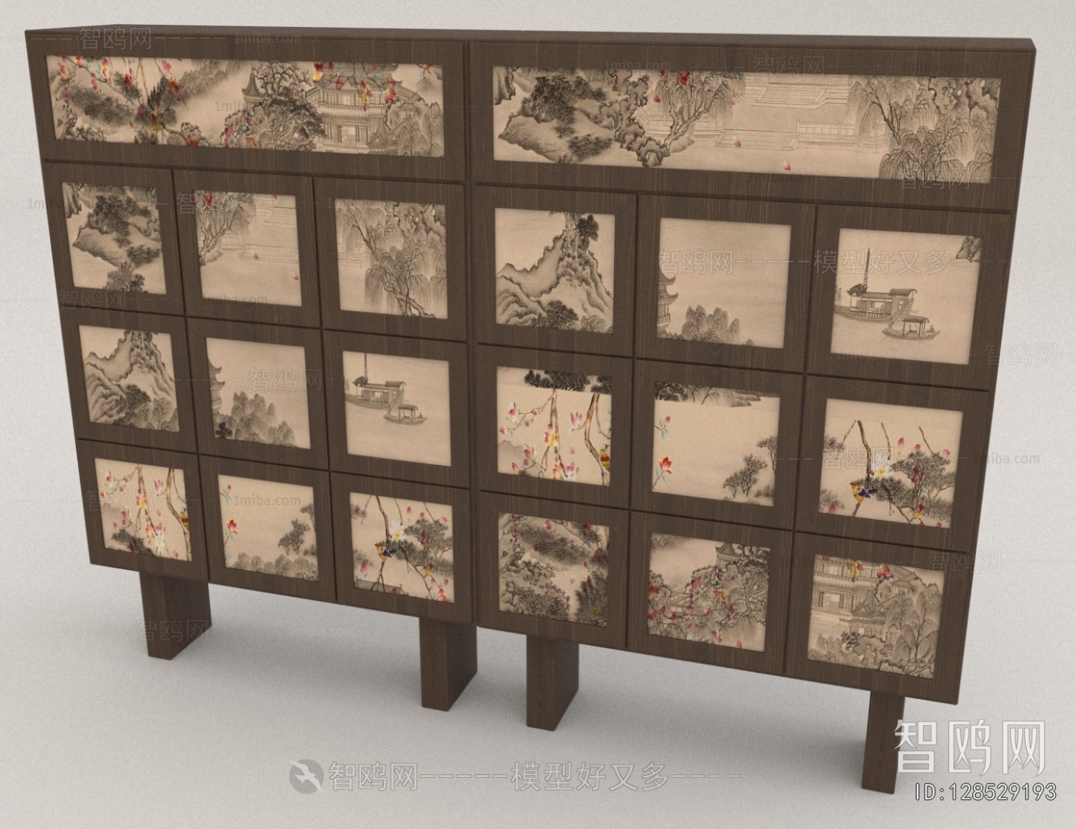 New Chinese Style Decorative Cabinet