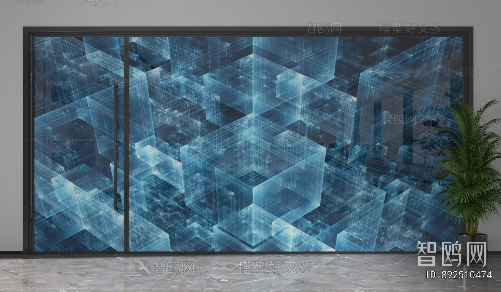 Modern Glass Screen Partition