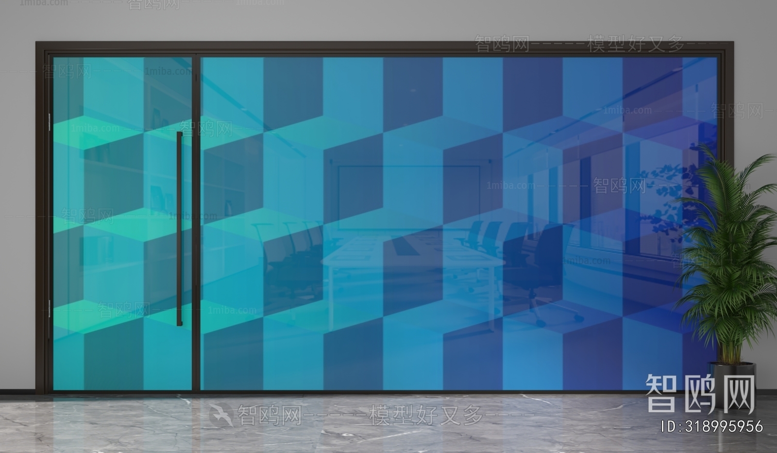 Modern Glass Screen Partition