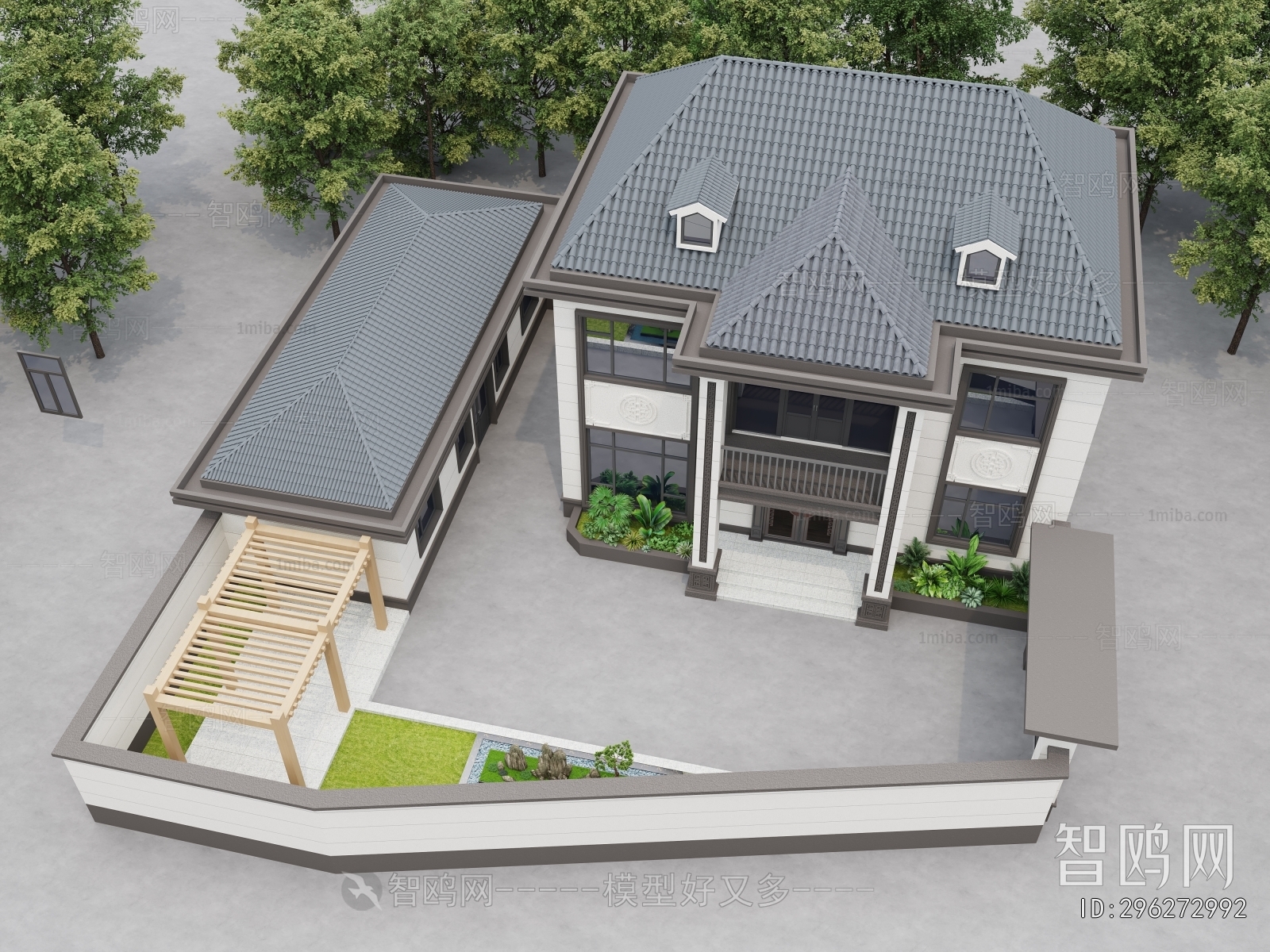 New Chinese Style Detached Villa