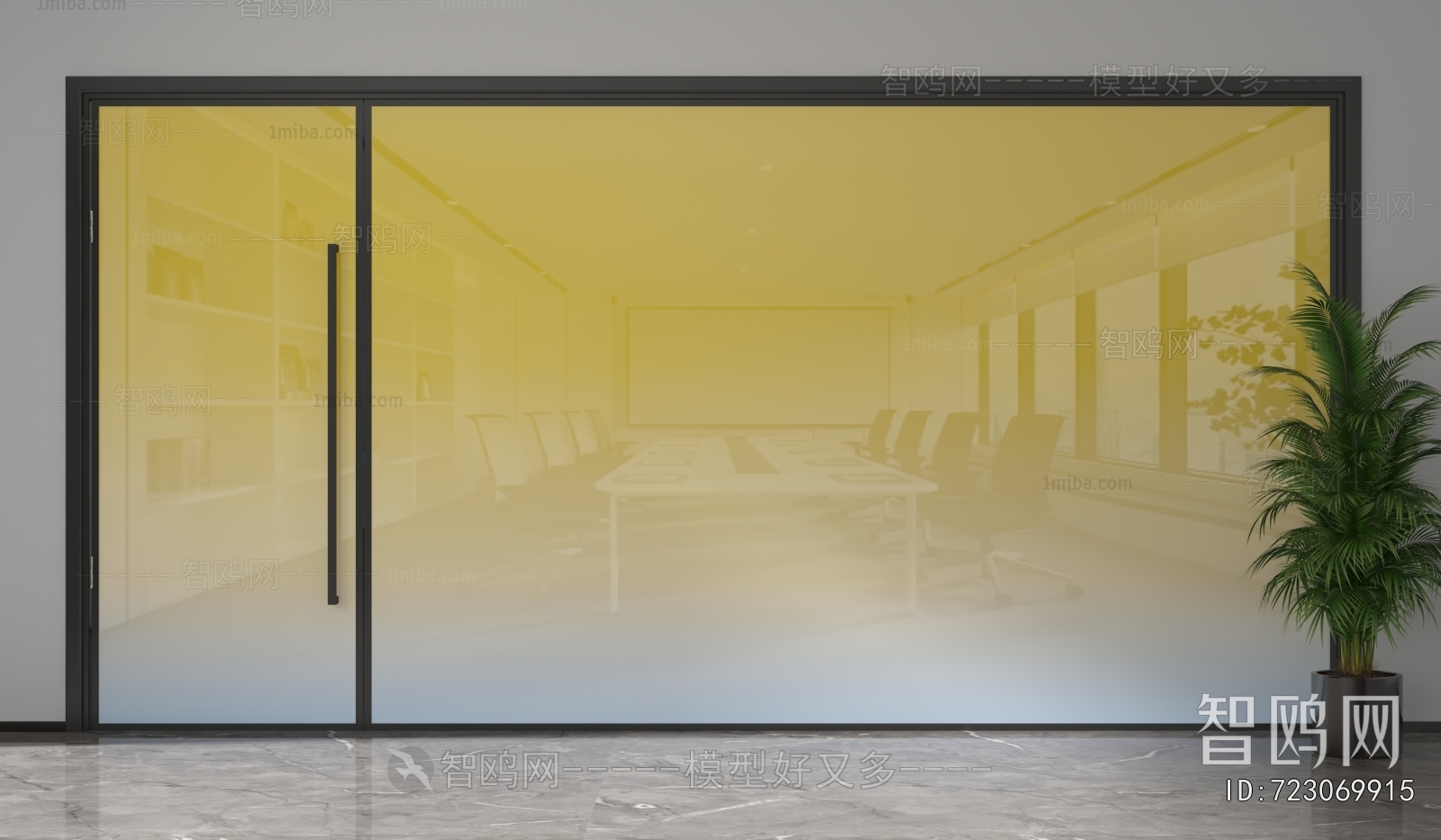 Modern Glass Screen Partition