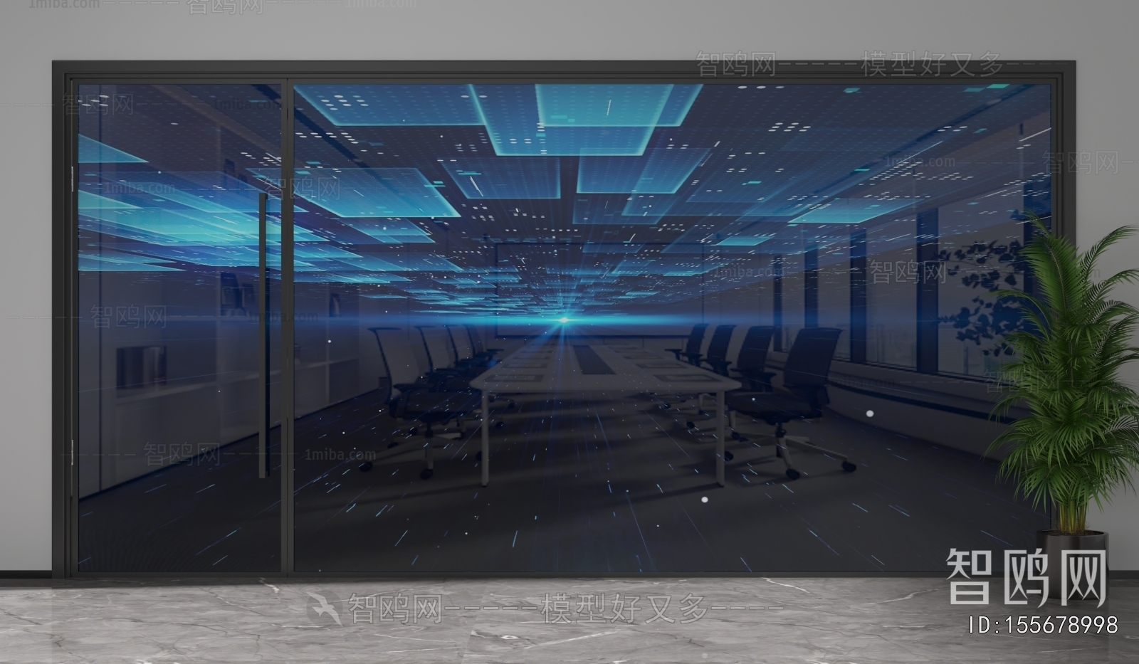 Modern Glass Screen Partition