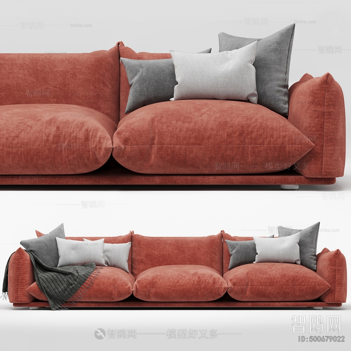 Modern Three-seat Sofa