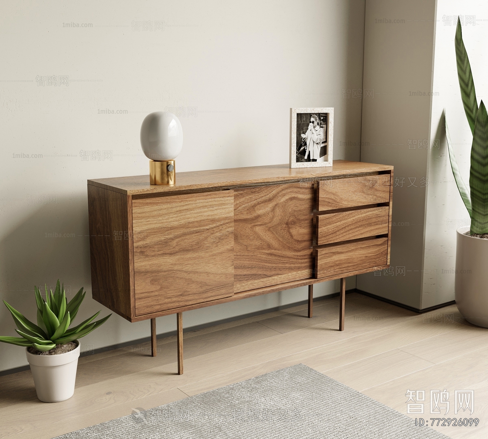 Nordic Style Side Cabinet