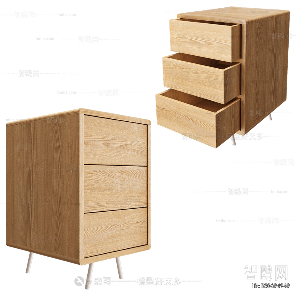 Modern Bedside Cupboard