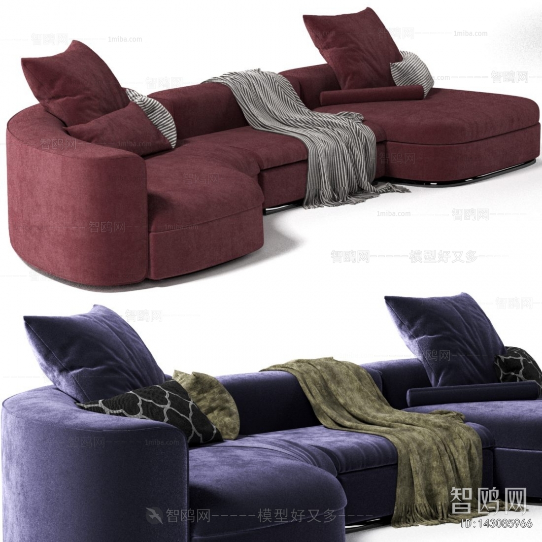 Modern Multi Person Sofa