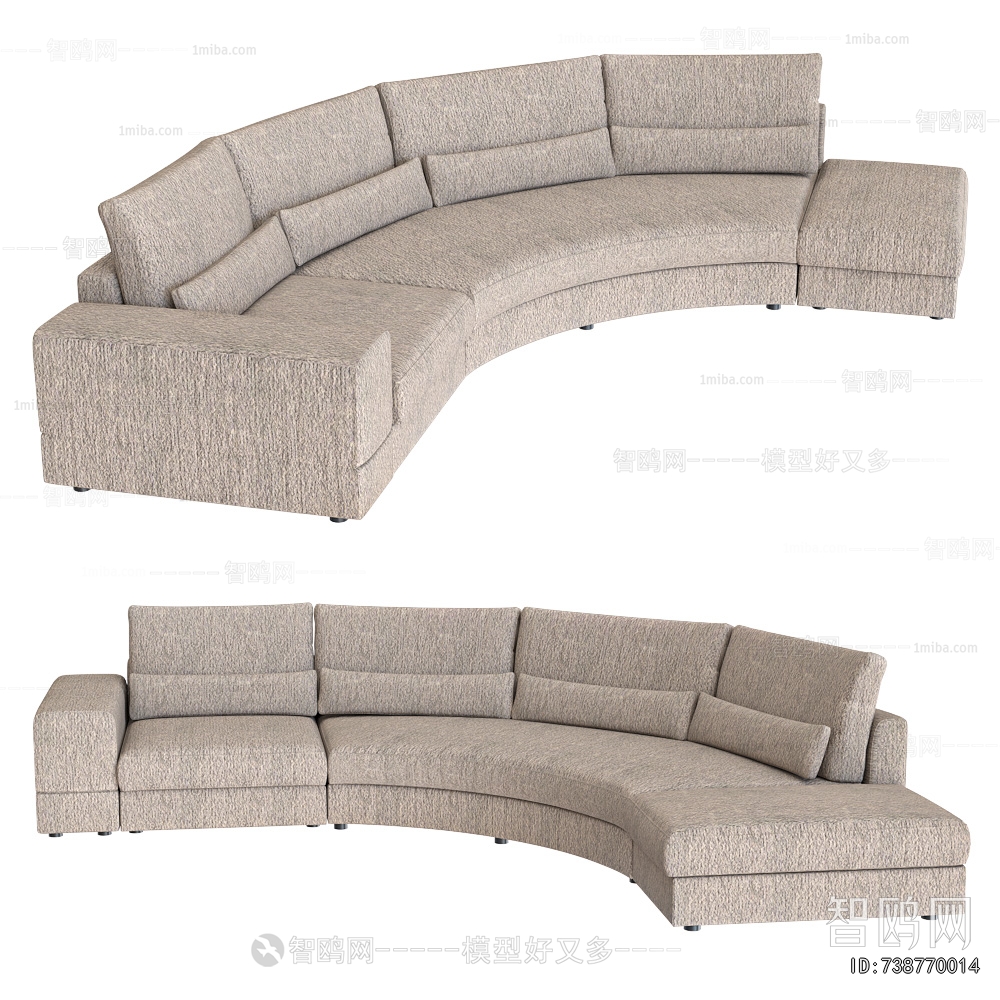 Modern Curved Sofa