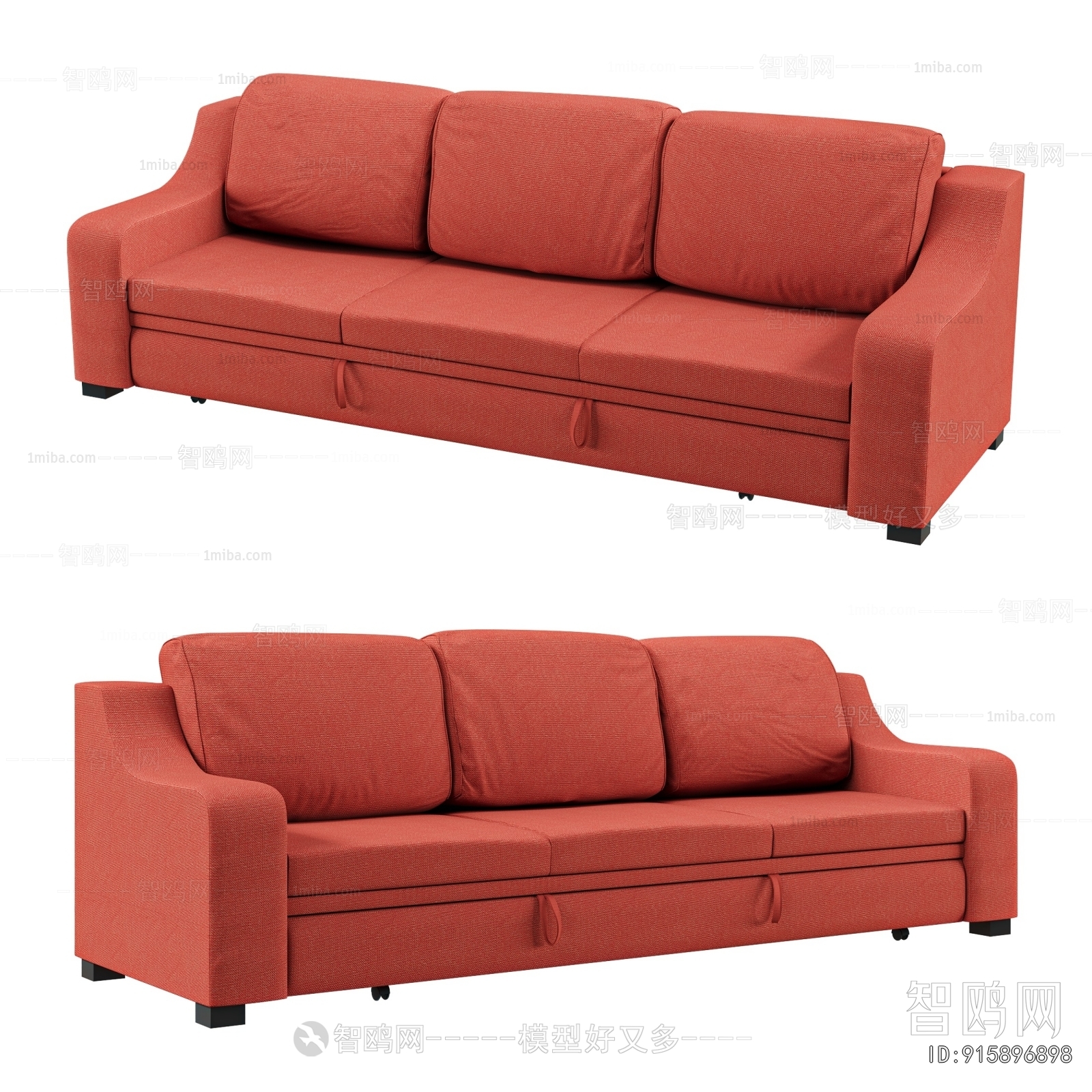 Modern Three-seat Sofa