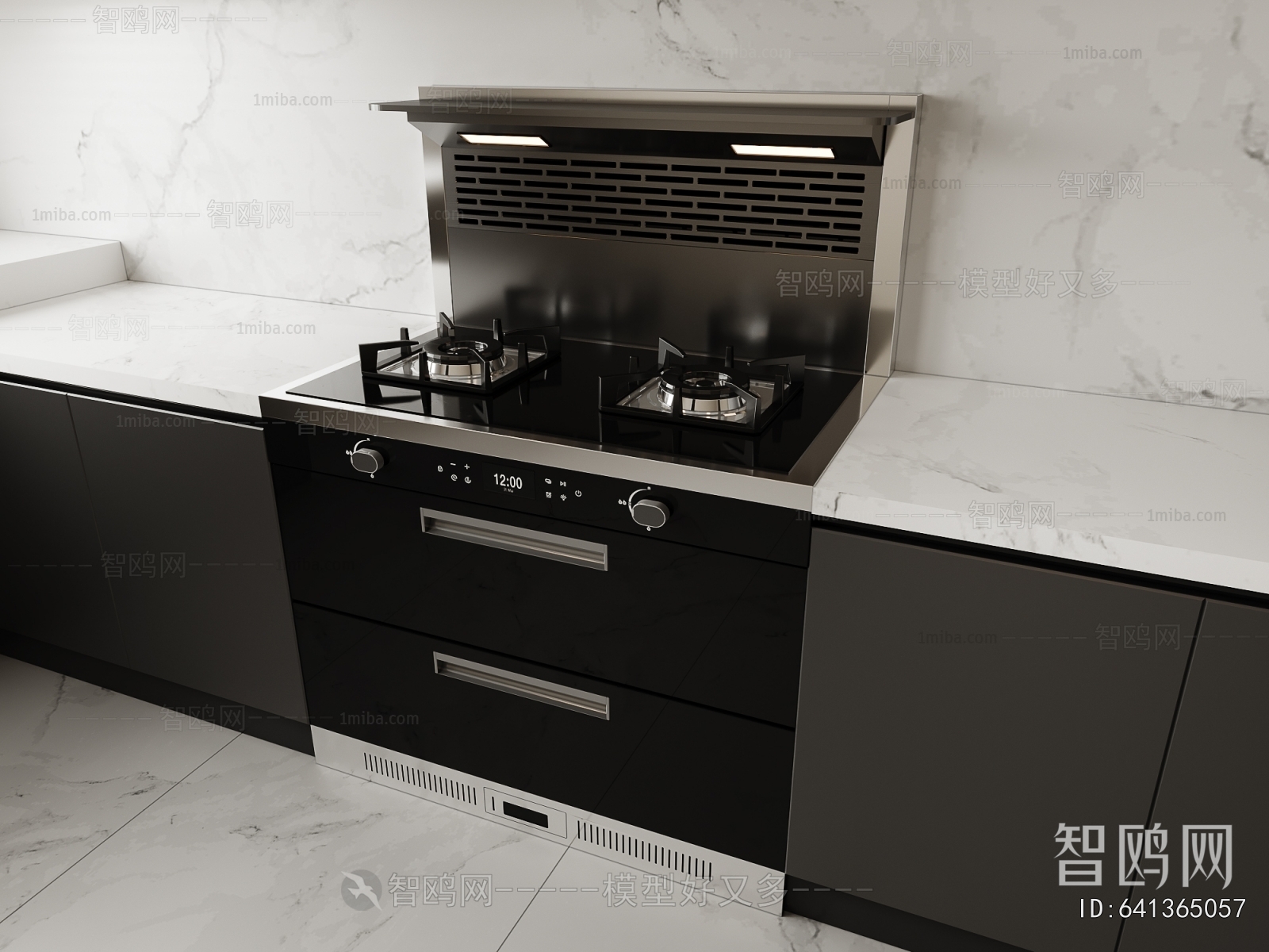 Modern Kitchen Electric Gas Range