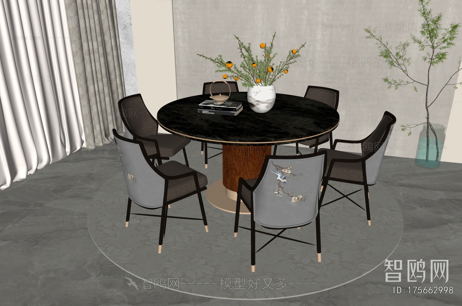 New Chinese Style Dining Table And Chairs