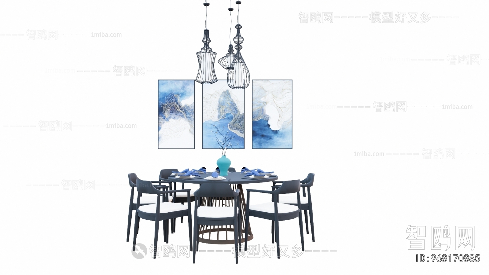 New Chinese Style Dining Table And Chairs