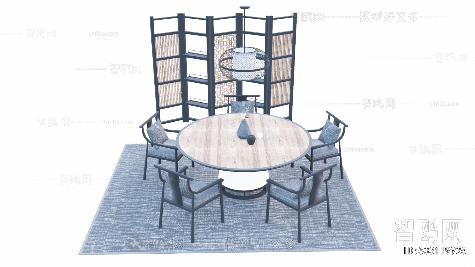 New Chinese Style Dining Table And Chairs