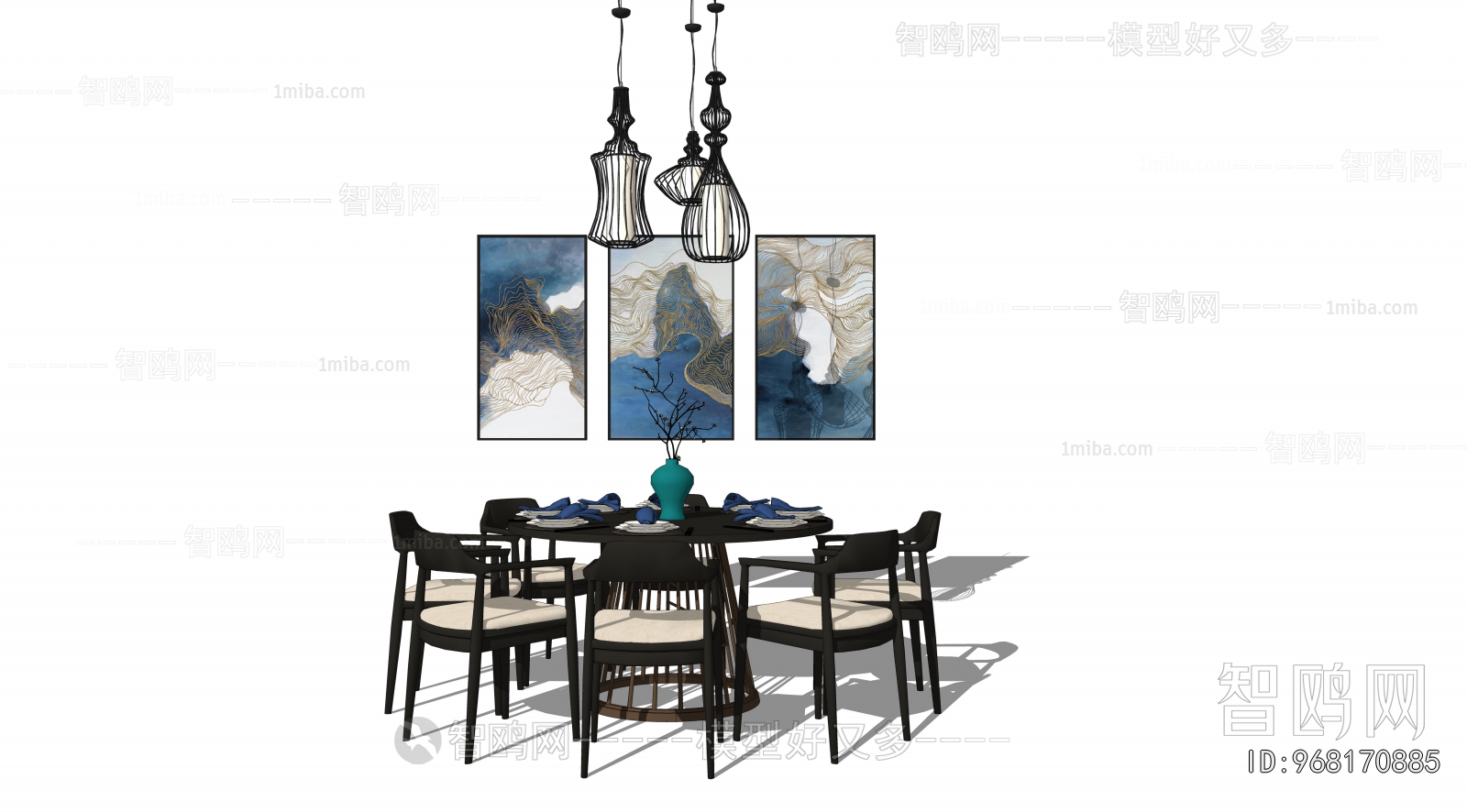 New Chinese Style Dining Table And Chairs