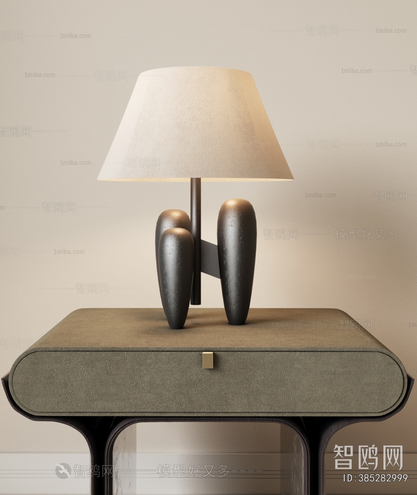 Wabi-sabi Style Table Lamp