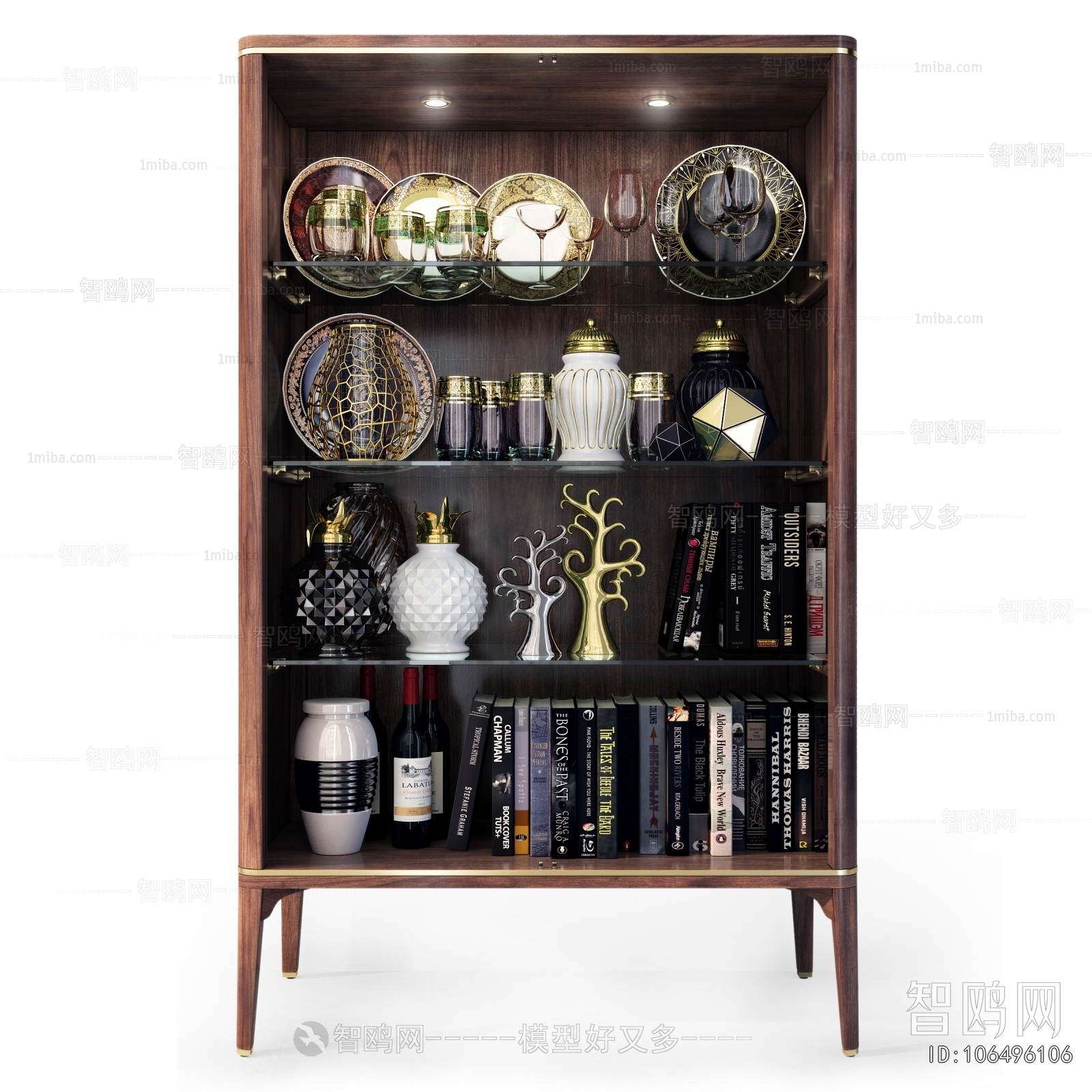 Simple European Style Decorative Cabinet