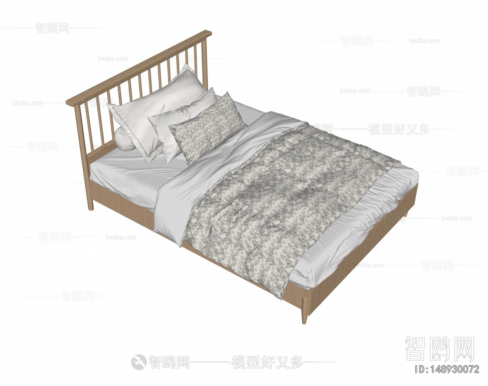 Nordic Style Single Bed