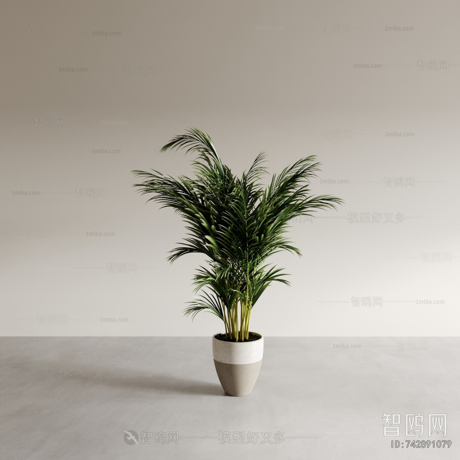 Modern Ground Green Plant Potted Plants