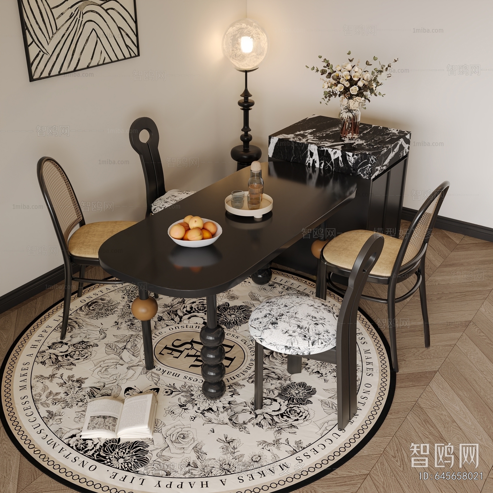 French Style Dining Table And Chairs