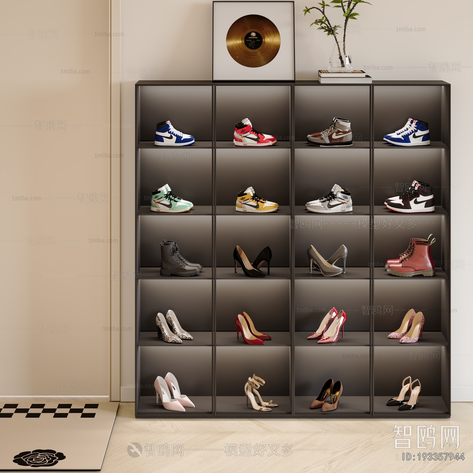 Modern Shoe Cabinet