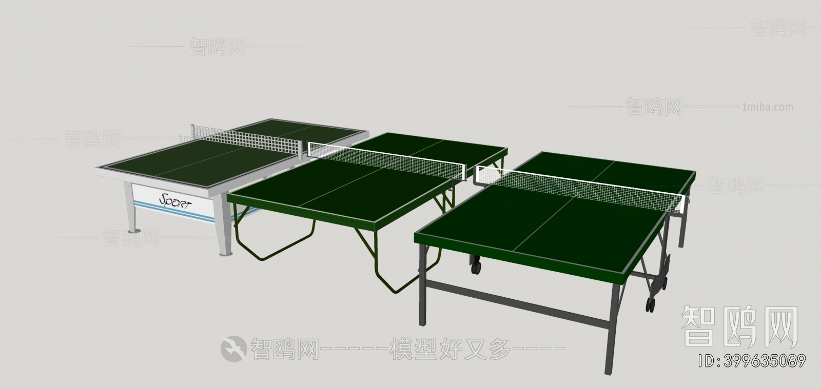 Modern Table-tennis Table