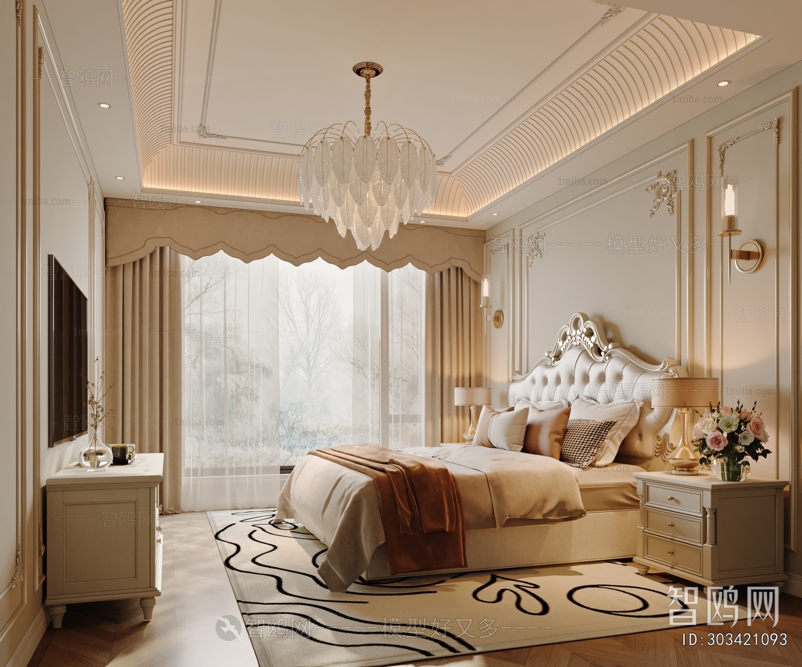 European Style Bedroom