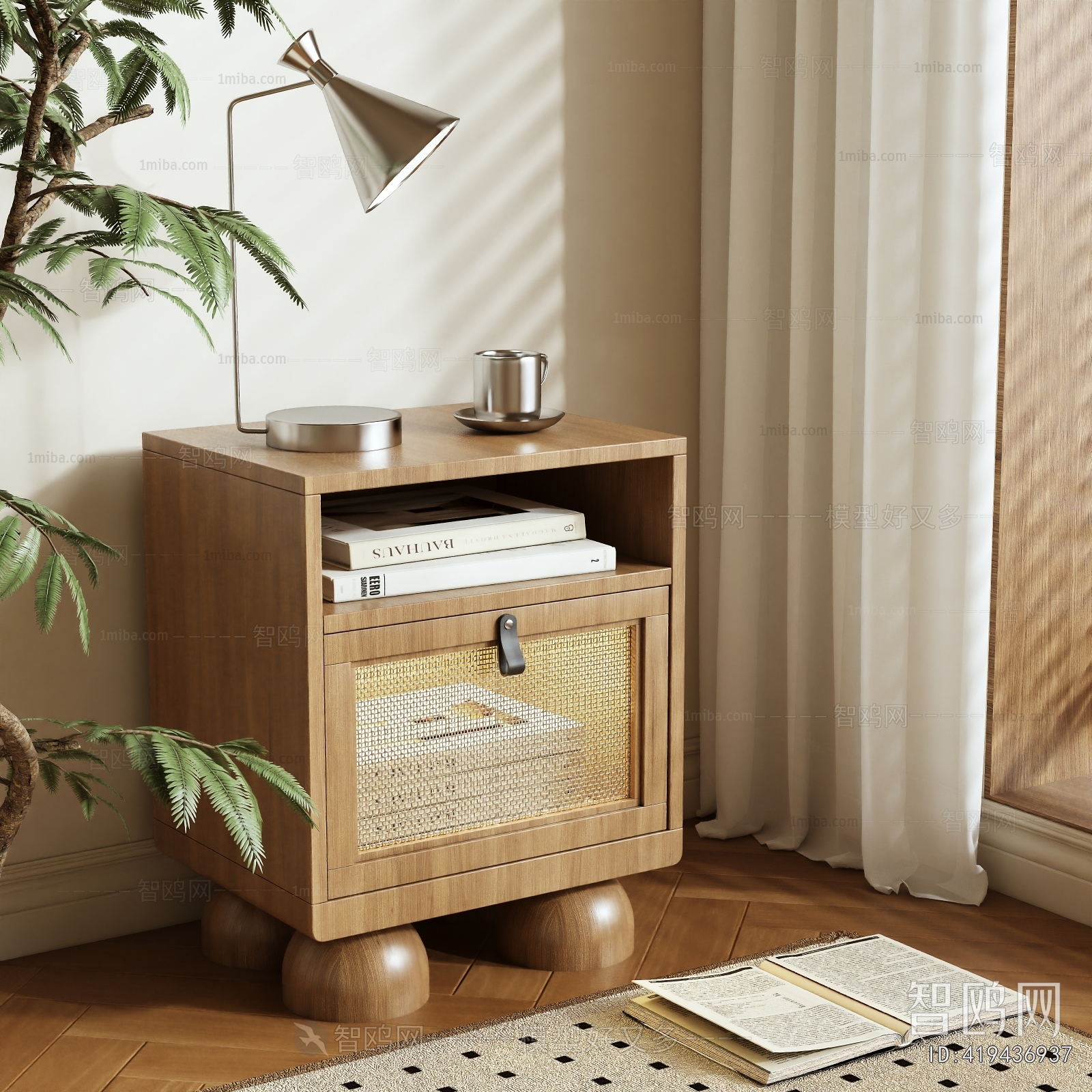 Modern Bedside Cupboard