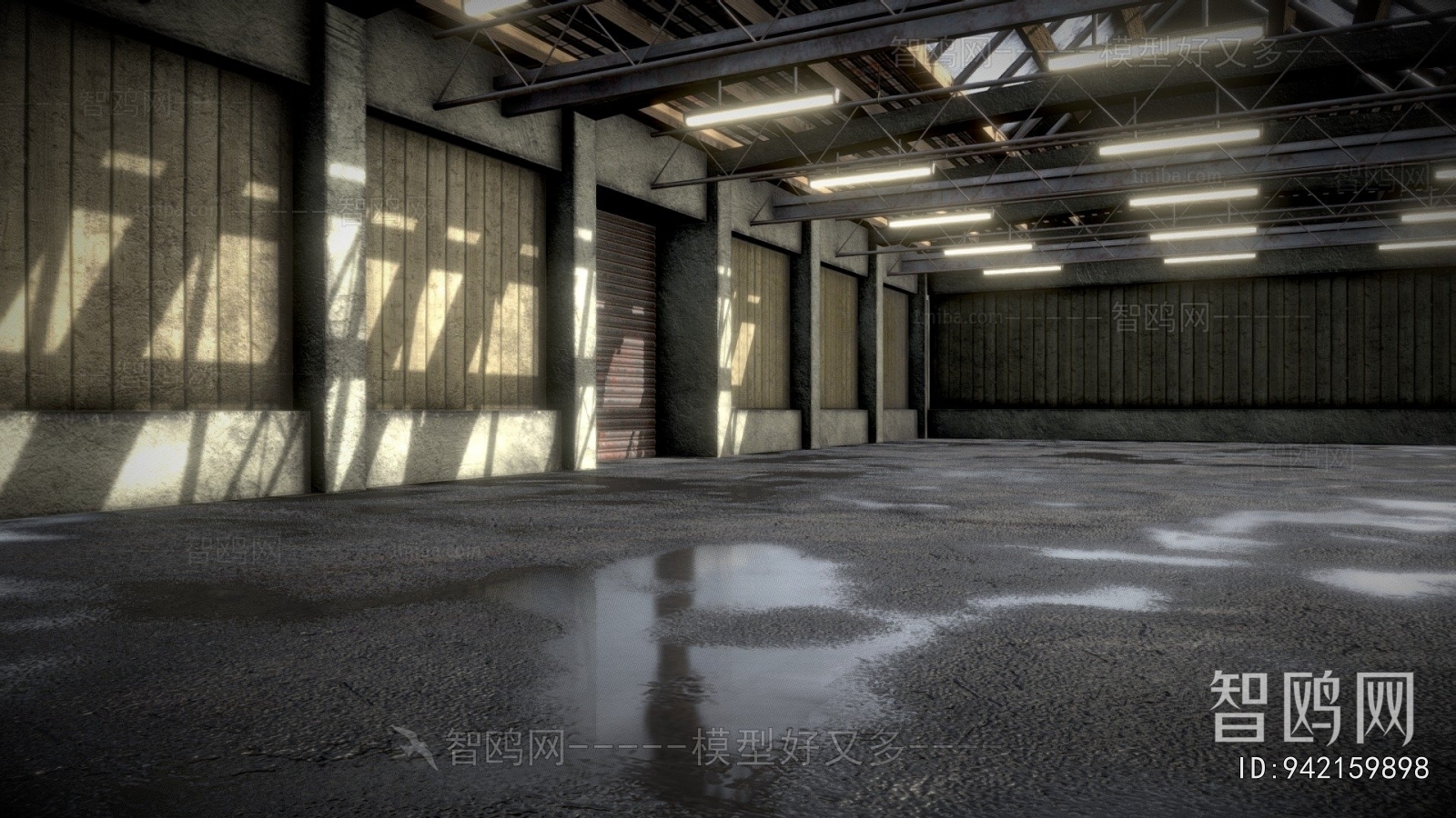 Modern Factory Floor/warehouse