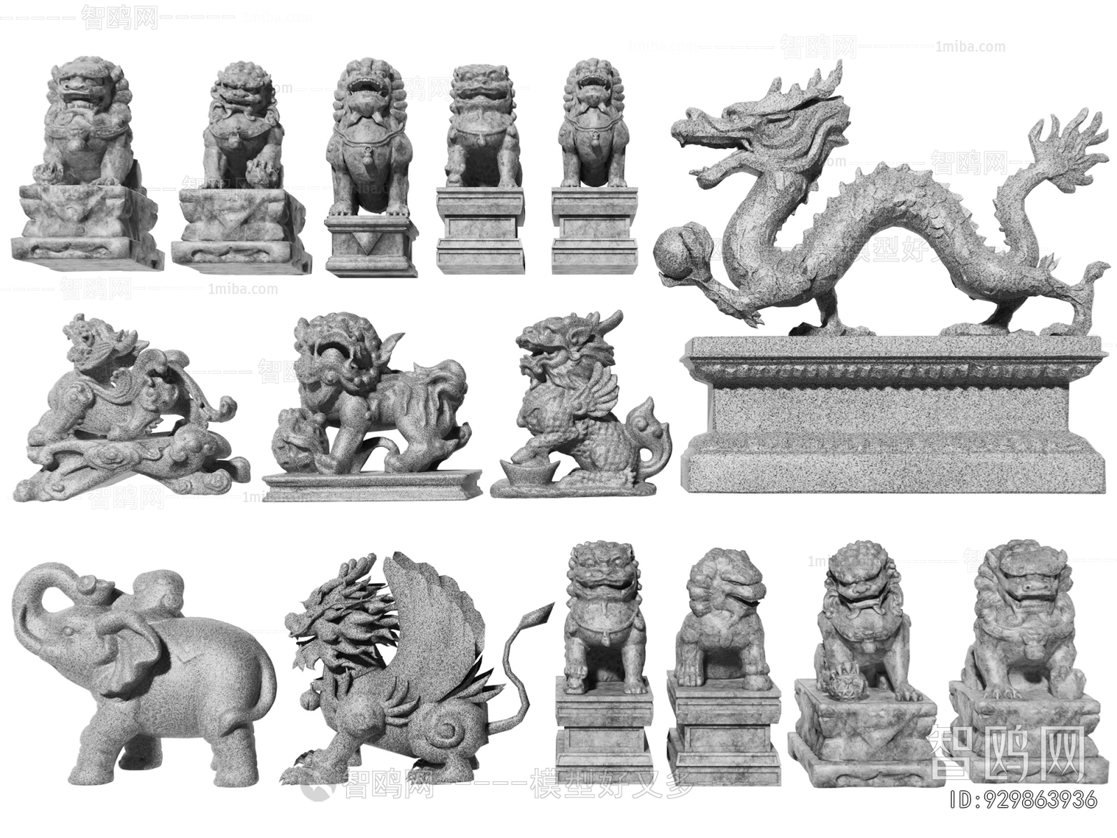 New Chinese Style Stone Carving