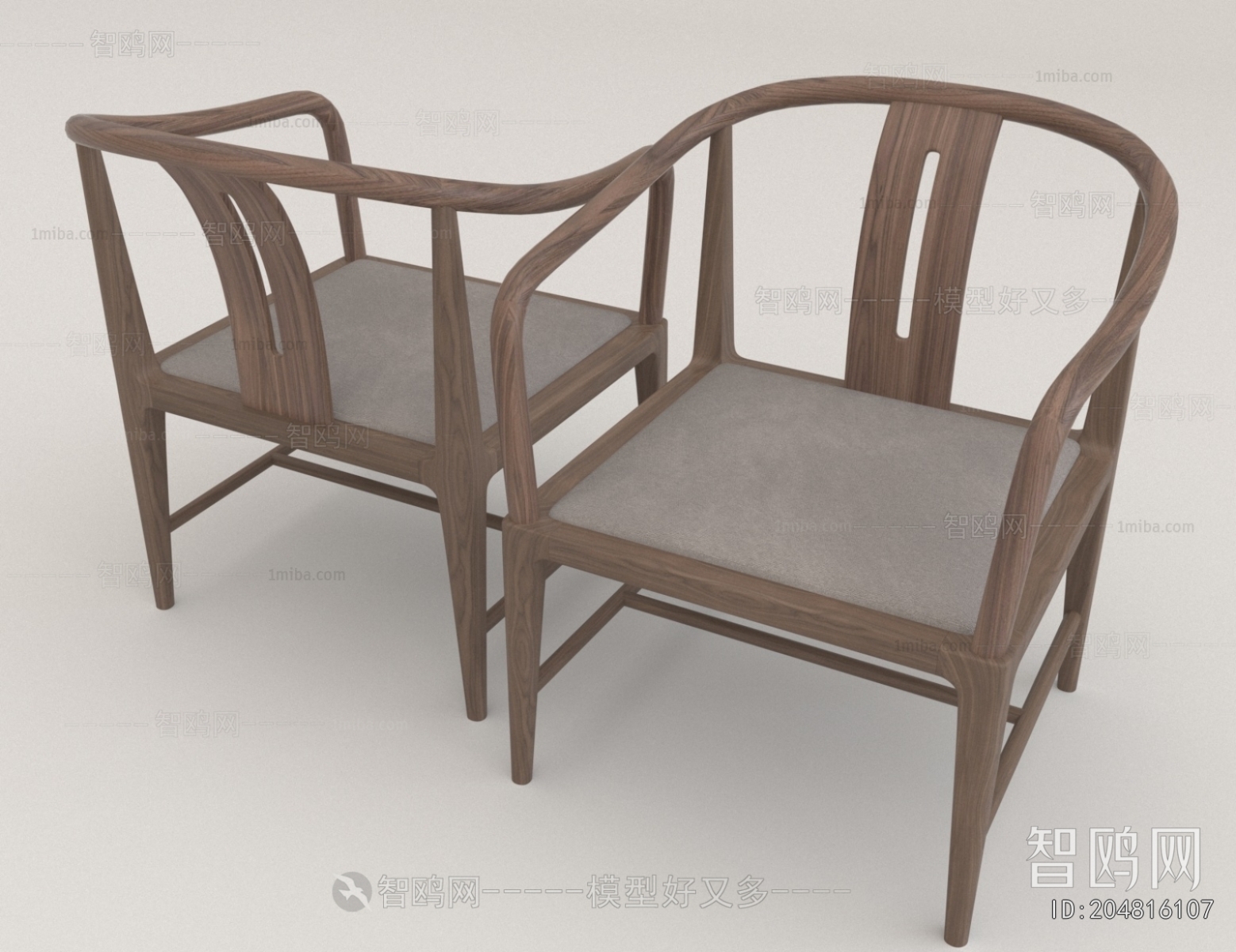 New Chinese Style Lounge Chair