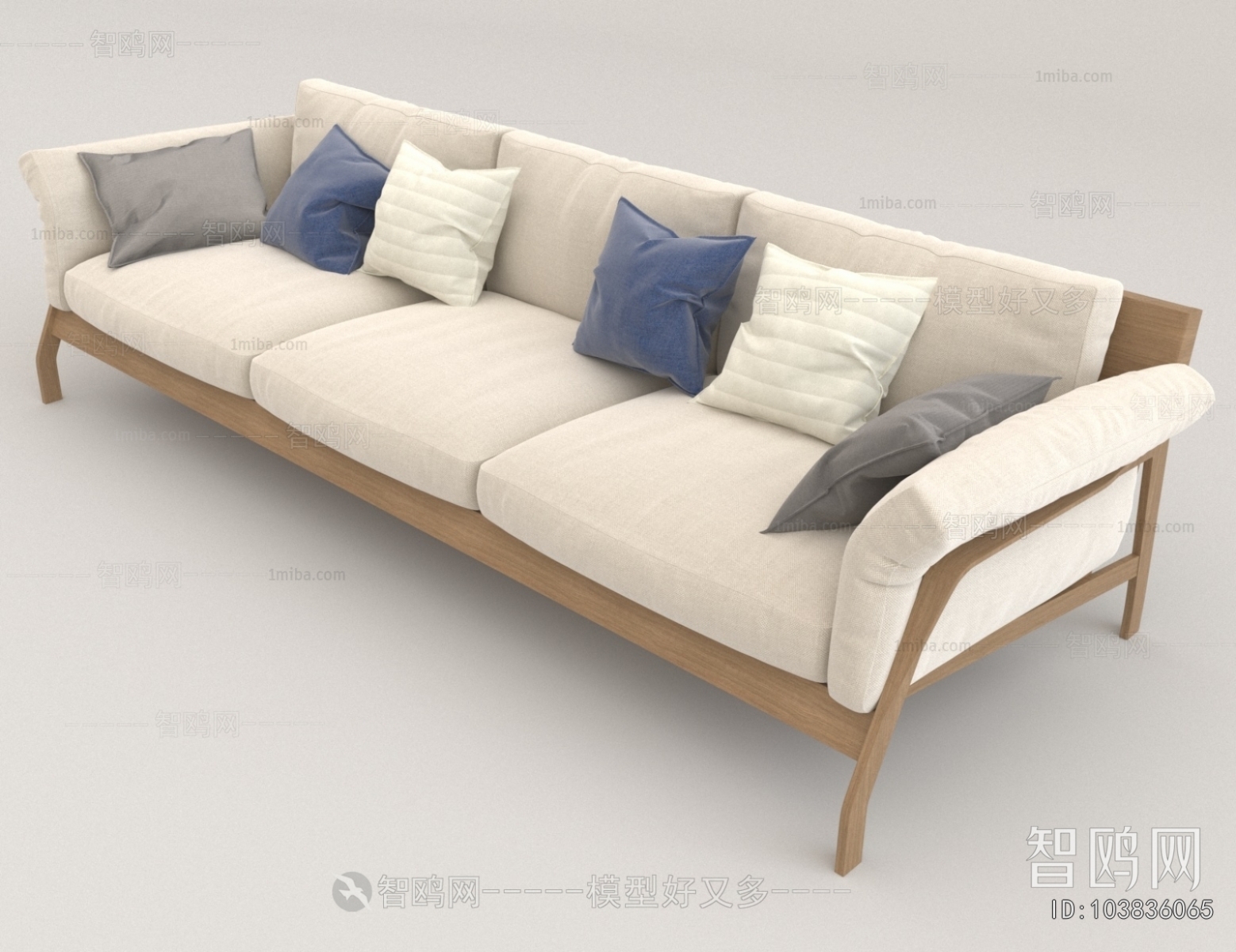 Modern Three-seat Sofa