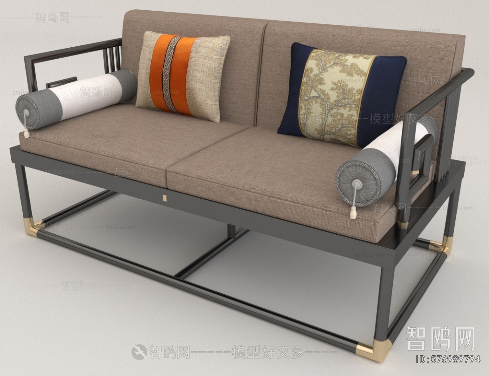 New Chinese Style A Sofa For Two