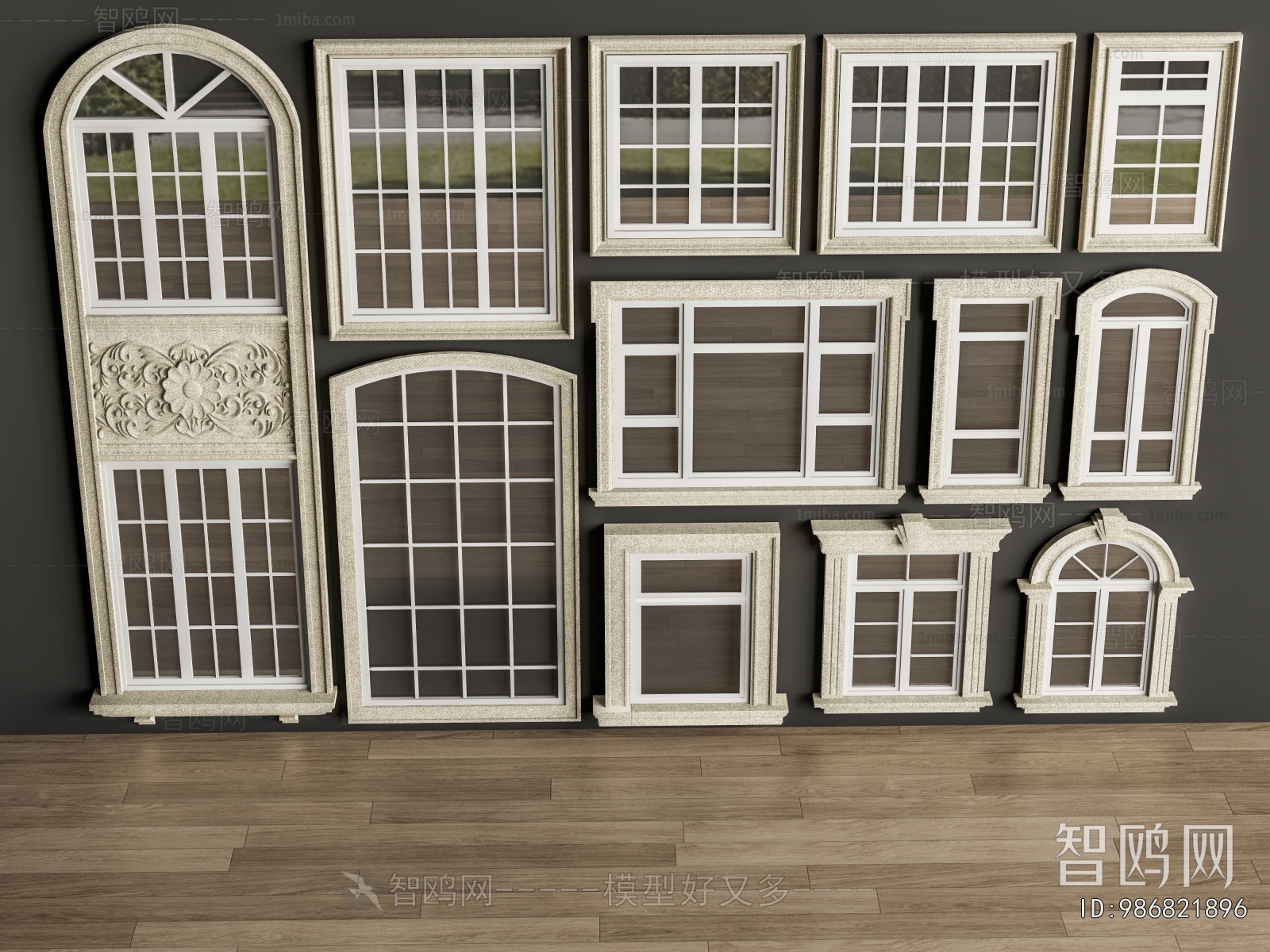 Simple European Style Window