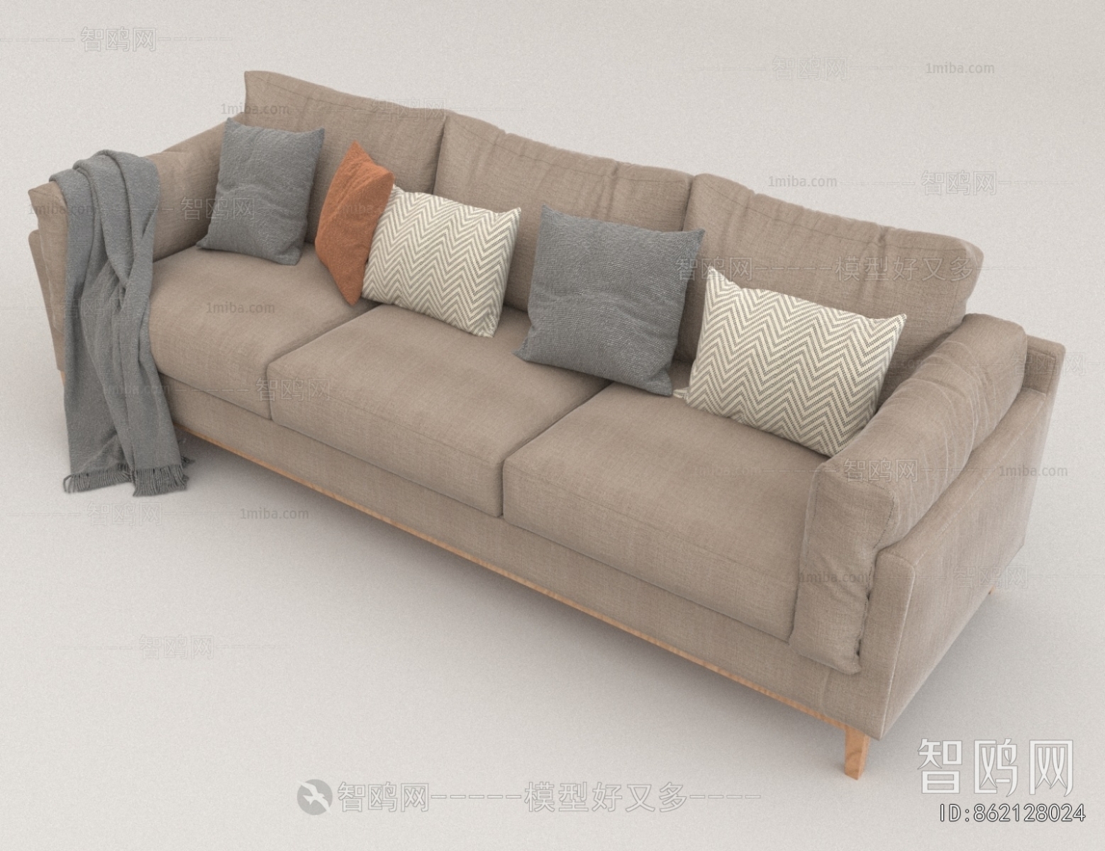 Modern Three-seat Sofa