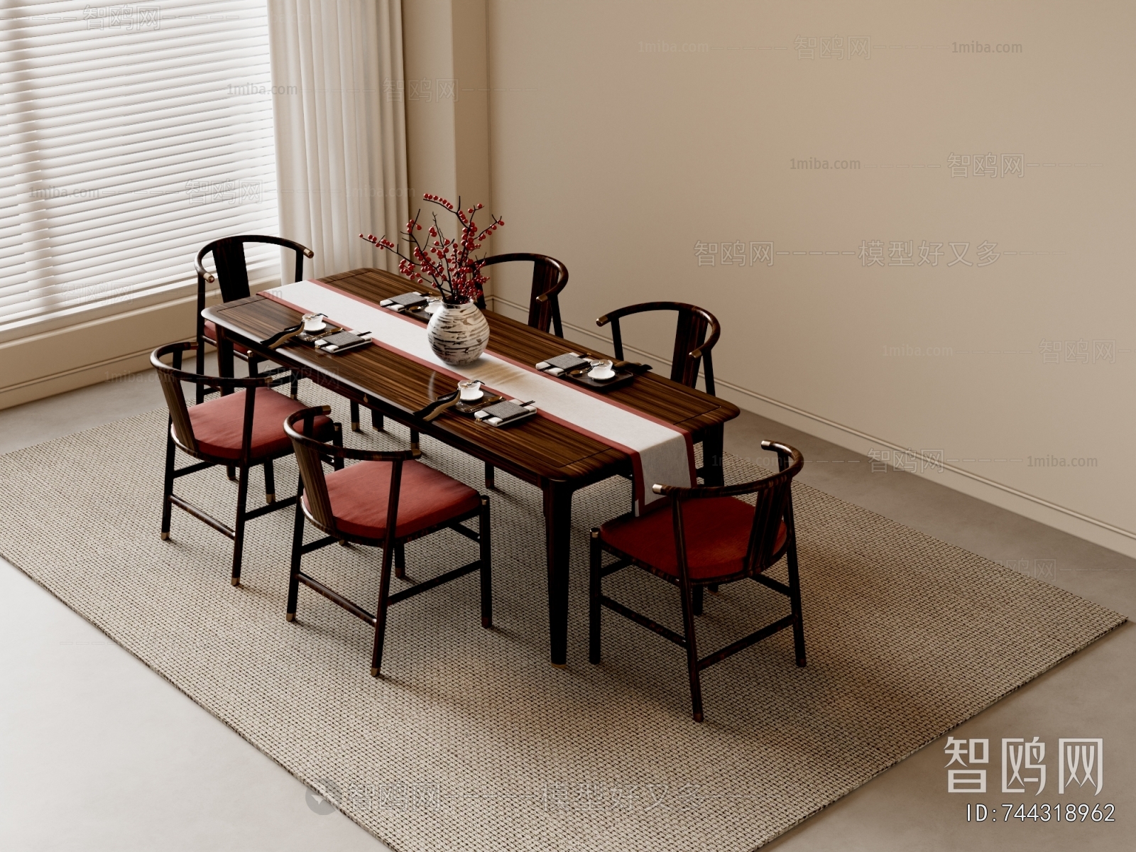 New Chinese Style Dining Table And Chairs