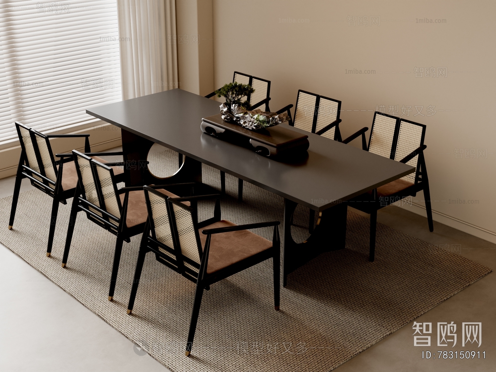 New Chinese Style Dining Table And Chairs