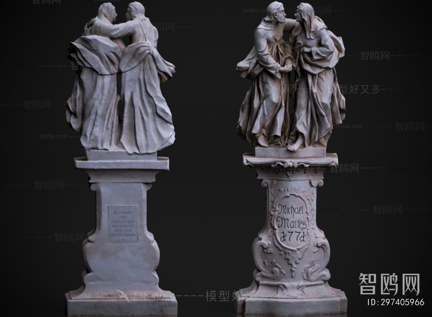 European Style Sculpture Sketch