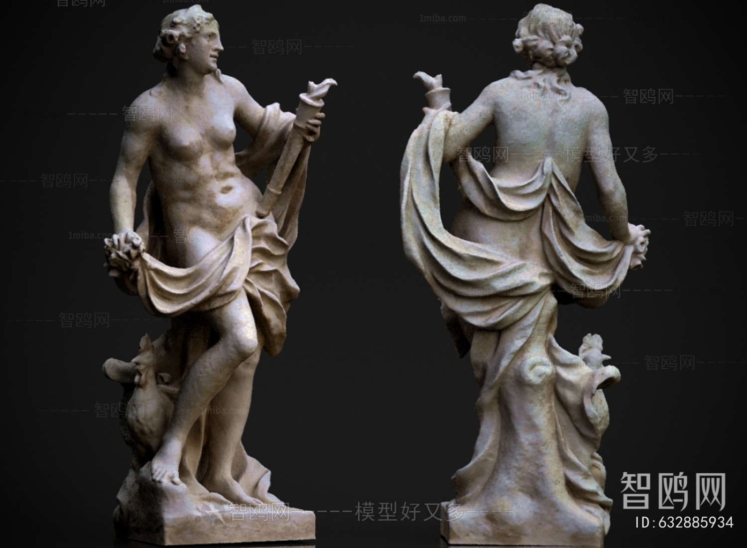 European Style Sculpture Sketch