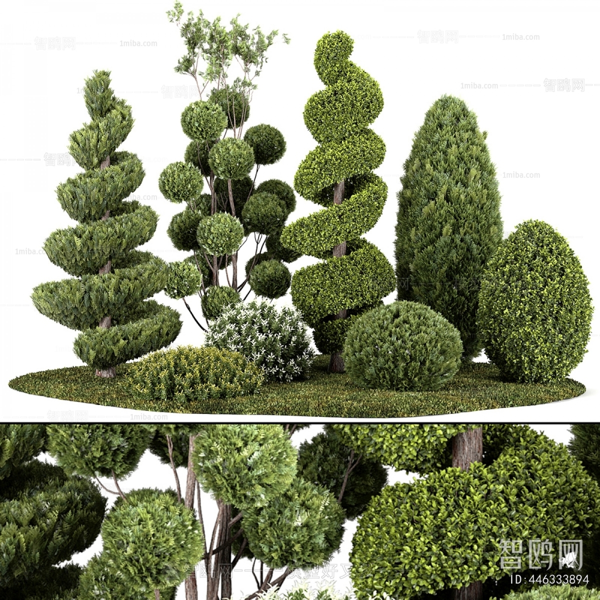 Modern Shrubbery