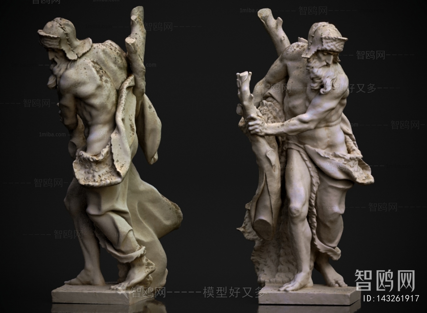 European Style Sculpture Sketch